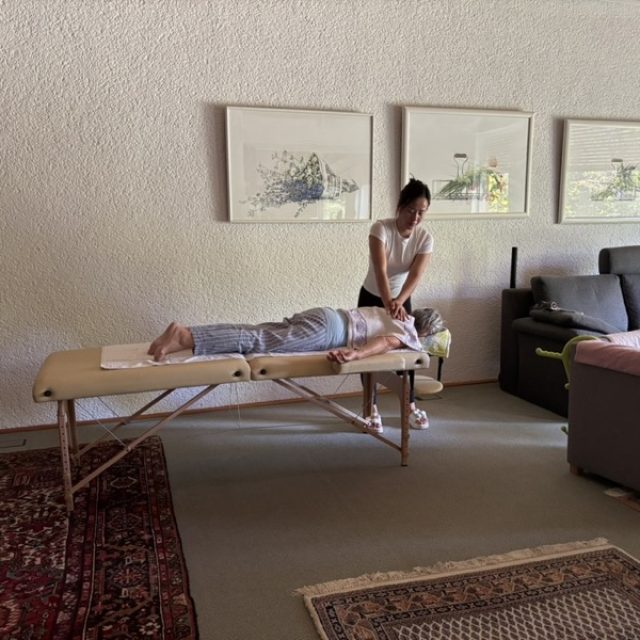 Eindruck aus der Massagepraxis